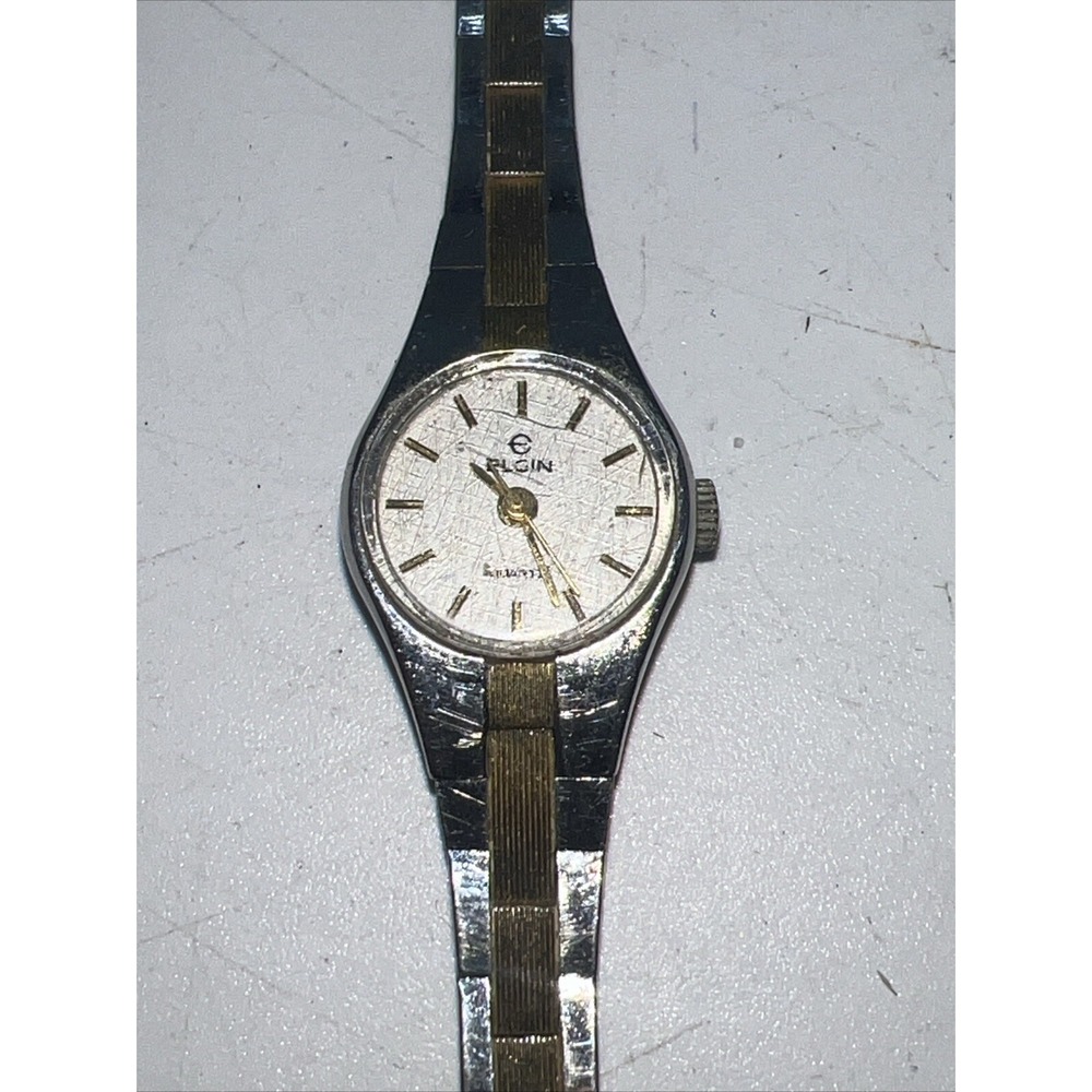 Vintage Elgin EL901-012 2Y51 QUARTZ Ladies Watch Untested